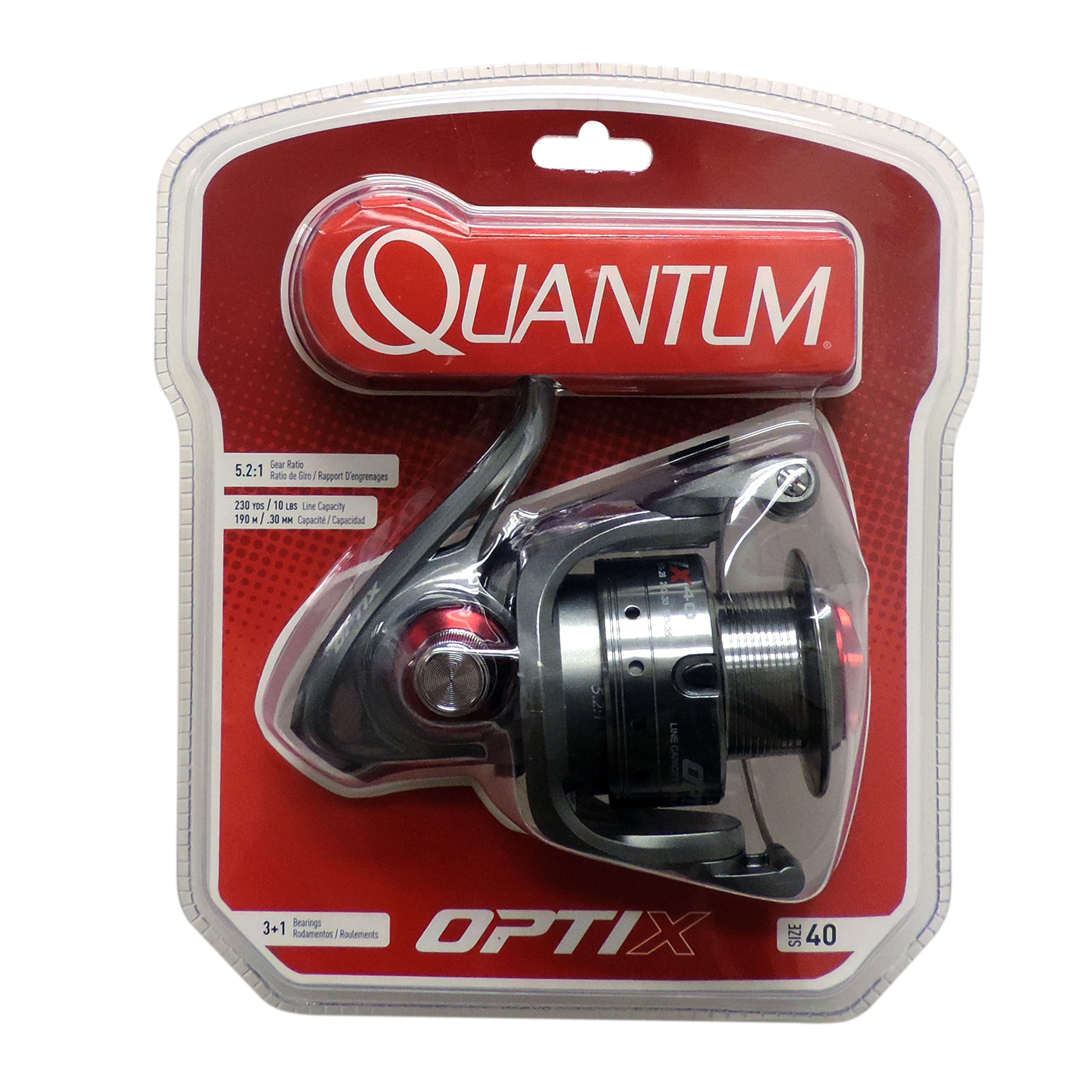 Quantum Optix Spinning Fishing Reel, Size 40 