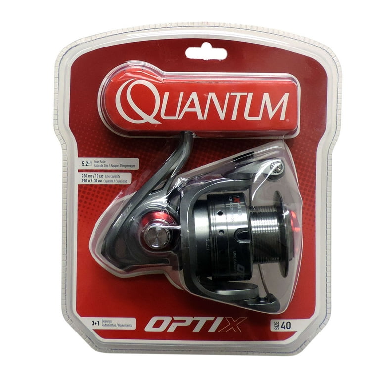 Quantum Optix Spinning Fishing Reel, Size 40