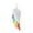 A-Pendant, variant on HOOUN New Angel Wings Stainless LGBT Gay Lesbian Rainbow Pride Pendant Chain Necklace-B-Pendant