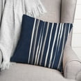 thumbnail image 3 of Creative Products Blue Thin Stripes 18x18 Indoor / Outdoor Pillow, 3 of 3
