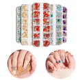 thumbnail image 2 of 1 caja de diamantes de imitación 3D brillantes, piedras brillantes para decoración de uñas, gemas de cristal de tamaño mixto, accesorios para uñas Gao Jinjia LED, 2 of 2