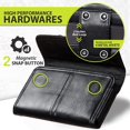 thumbnail image 5 of Hengwin Horizontal Smartphone Case Samsung Galaxy S20+ S10+ S9 Plus S8 Plus Belt Loop Cellphone Pouch iPhone XS, 5 of 5