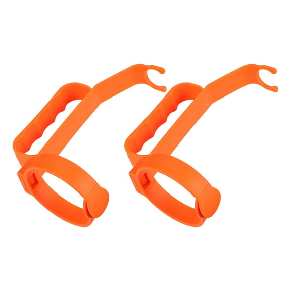 HEMOTON 2 Pcs Beverage Bottle Handle for Easy Transportation Plastic Grip Soda Holder Portable Carrying Solution