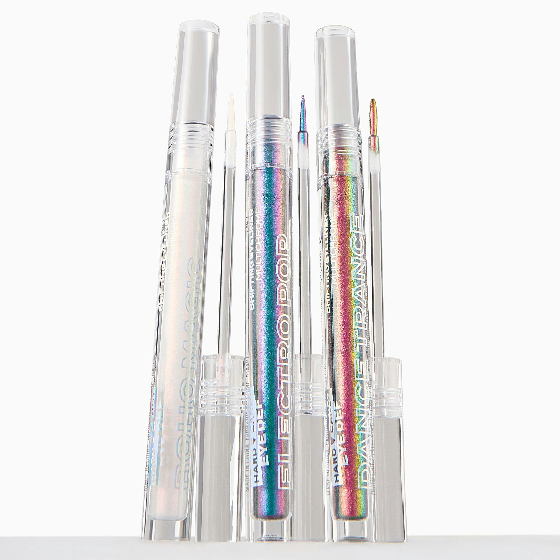 Hard Candy Eye Def Multi-Chrome Liquid Eyeliner, Holographic, Electro Pop, Turquoise-Purple-Green