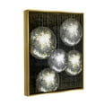 thumbnail image 4 of Stupell Industries Vintage Disco Balls Performing Arts Painting Gold Floater Framed Canvas Art Print Wall Art, 25 x 31, 4 of 10