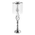 thumbnail image 1 of Elegante candelabro, centro de mesa, candelabro, figura, vela de pilar, florero Plata Grande, 1 of 7