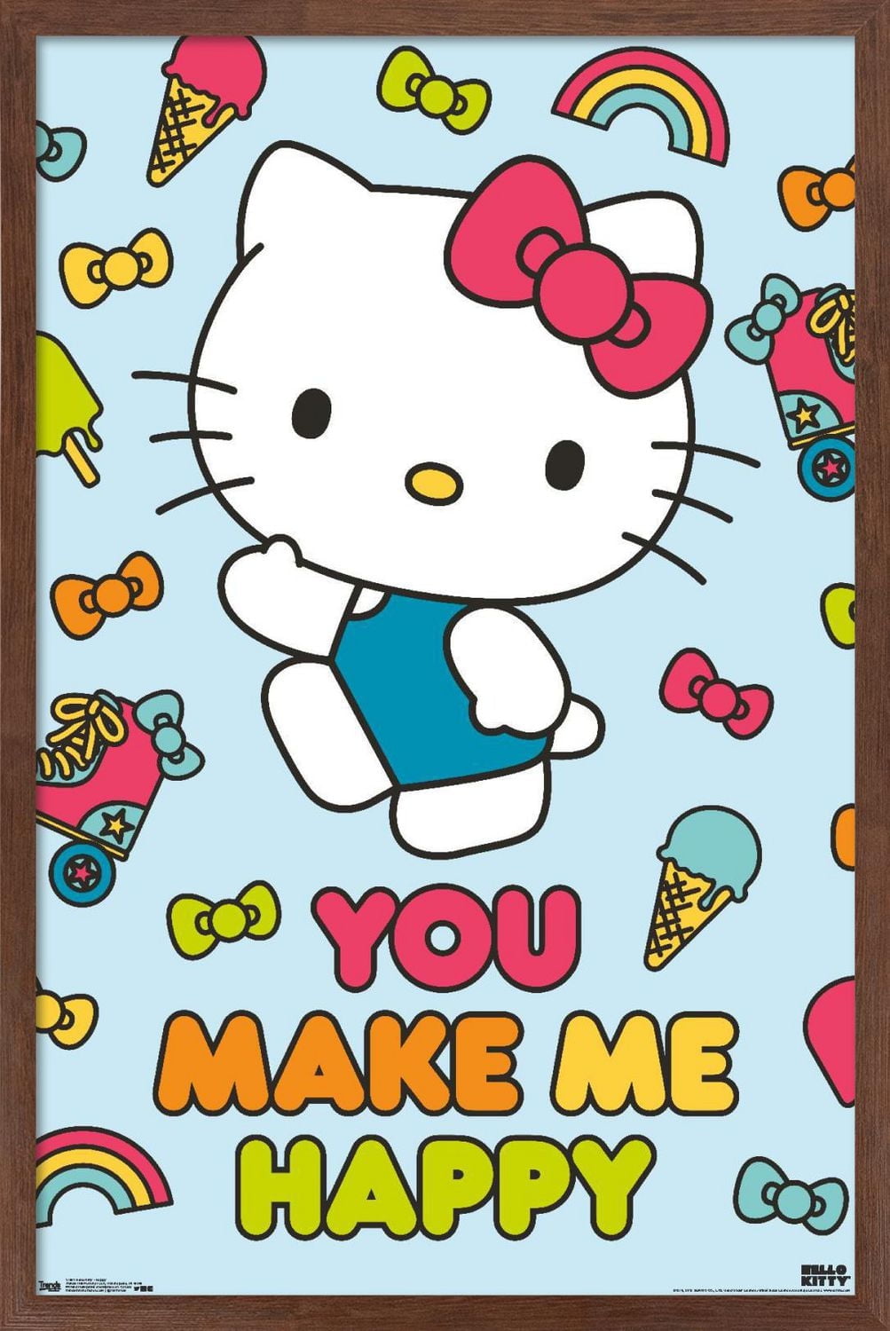 Hello Kitty - Happy Wall Poster