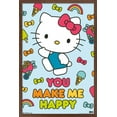 thumbnail image 1 of Hello Kitty - Happy Wall Poster, 22.375" x 34", 1 of 4