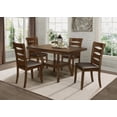 thumbnail image 4 of Topline Home Furnishings Brown Dining Chairs, 4 of 4