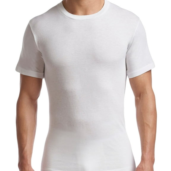Stanfield's Men's Supreme Cotton Blend crew-neck T-shirt Undershirt-2 Pack