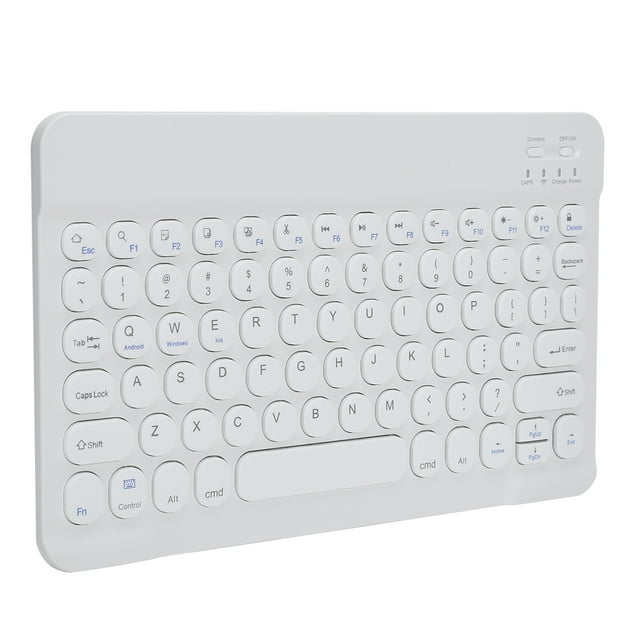 Keyboard, Keyboard Portable Dustproof With Round For Smartphone For Tablet ,Light Green,Black,White,Yellow