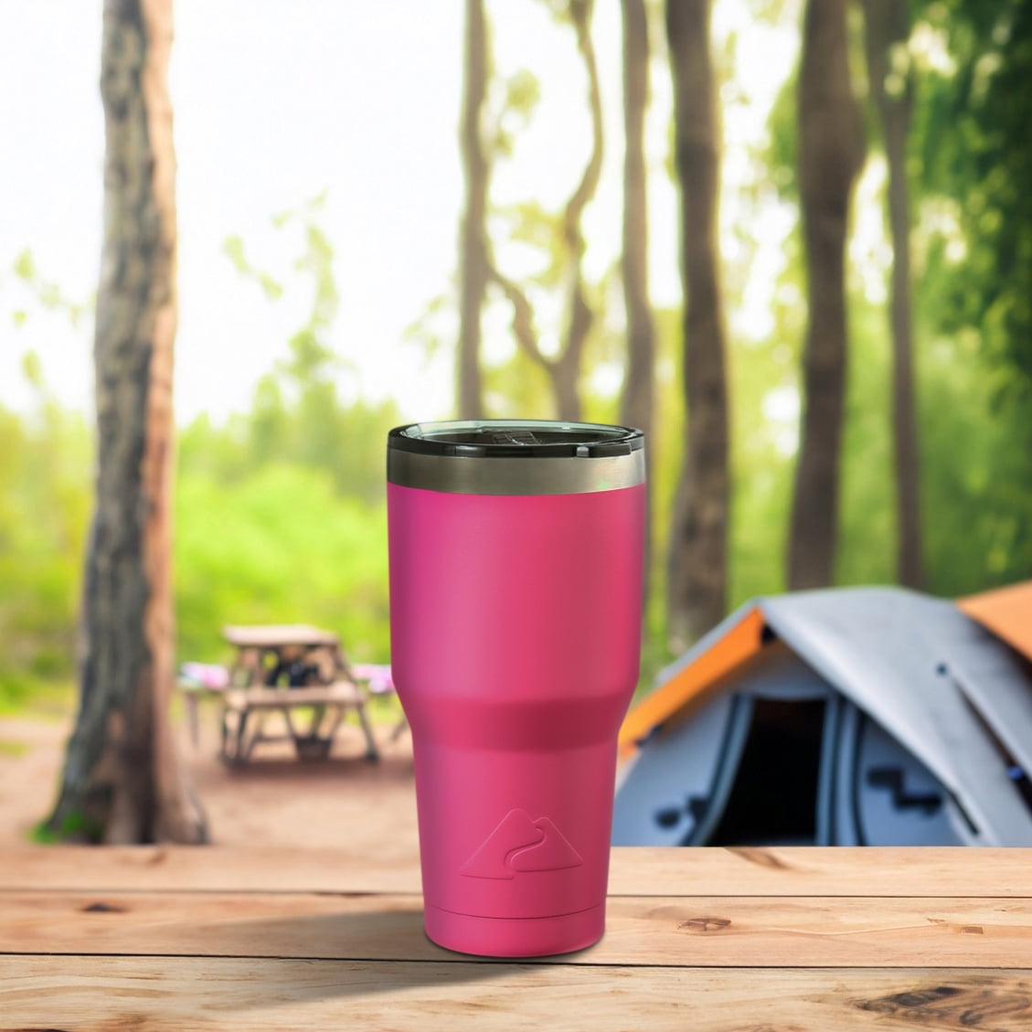 Ozark Trail 32 oz Insulated Stainless Steel Tumbler, Hot Pink