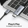 thumbnail image 4 of HDMI USB-C 8k/4k Cable Kit Compatible with LG LMQ730TM supports Thunderbolt 3/4 a 60Hz Full Digital HDMI 2.1 USB-C, Stable Driver Certified (1.8M/6Ft), 4 of 9