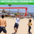 thumbnail image 2 of GoSports 20 ft Freestanding Volleyball Training Net for Indoor our Outdoor Use - Instant Setup and Height Adjustable, 2 of 7