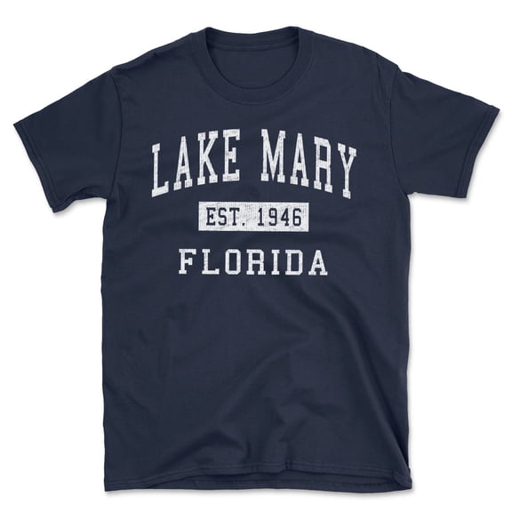 Lake Mary Florida Classic Established Men's Cotton T-Shirt