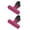 Rose Red, variant on Ludlz 2Pcs Sealing Clamp Strong Spring Concave-convex Groove Snack Pocket Nuts Storage Pouch Sealing Clip Household Supplies