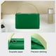 thumbnail image 5 of Large Capacity Waterproof Makeup Bag | PU Leather Toiletry Organizer | Portable Travel Storage Case | Candy Colors Blue Green Beige | 20x13x13cm | Multipurpose Cosmetic Pouch, 5 of 6