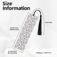 thumbnail image 3 of Kdxio Colorful Cute Pig Print Metal Tassel Bookmarks,Perfect Gift for Art Lovers and Bookworms Metal Bookmarks for Women, 3 of 8