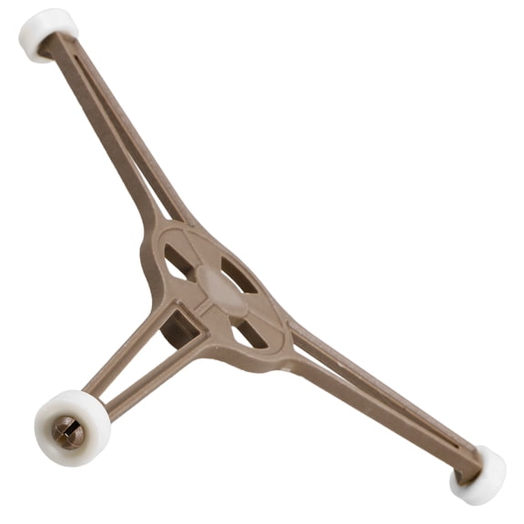 Worgeous  Microwave Parts Turntables Carabiner Key Chain Glowing Neon Lights Magnetic Keychain Black