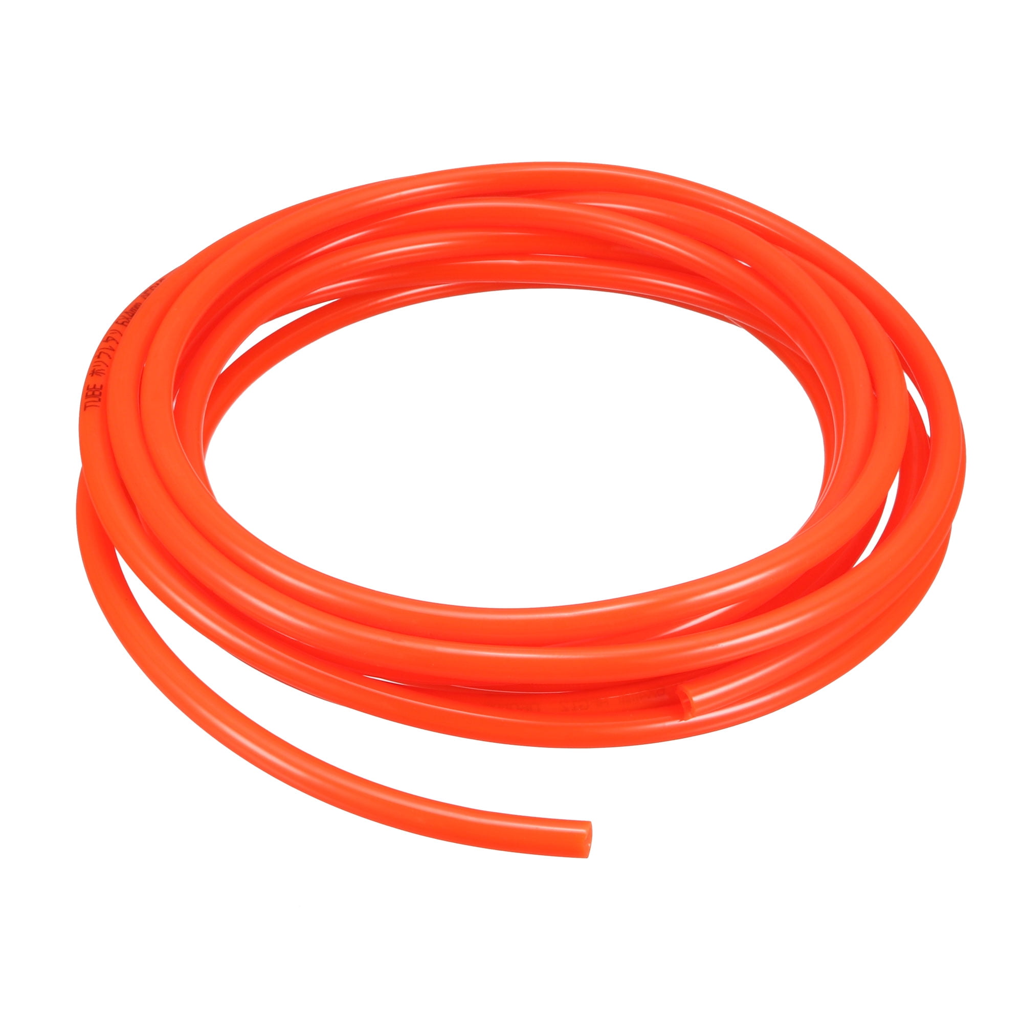 PU Air Tubing Pipe Hose 5m Orange Color x 2.5 OD ID 4mm 