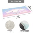 thumbnail image 3 of Haosy Cute Cinnamoroll with Star Moon Bathroom Rugs Non Slip Absorbent Soft Plush Quick Dry Bath Mat, 39"x20", 3 of 8
