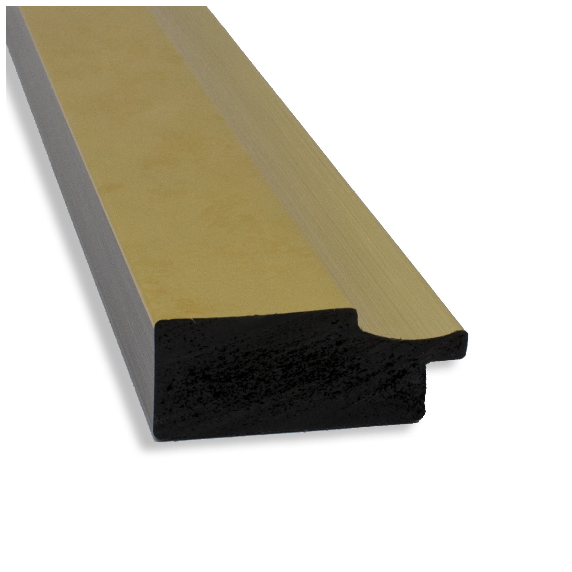 Amanti Art Natural Cork Board Framed Landon Gold Narrow Bulletin Board 39 in. x 27 in.