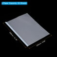 thumbnail image 2 of Uxcell Clear Report Covers with Sliding Bar, 20 Pcs 8mm Slide-Grip Resume Covers 50 Sheets Capacity, Blue, 2 of 6
