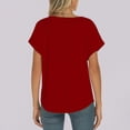 thumbnail image 4 of Chandail Rouge la Vie d'Un Chandail pour Femmes la Vie d'Un Chandails Logo Doré T-Shirt (TG), 4 of 5