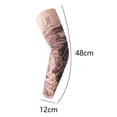 thumbnail image 2 of Tattoo Cuff Fake Sunscreen Arm Sleeve Soft Elastic Arm Gloves For Cycling, 2 of 5