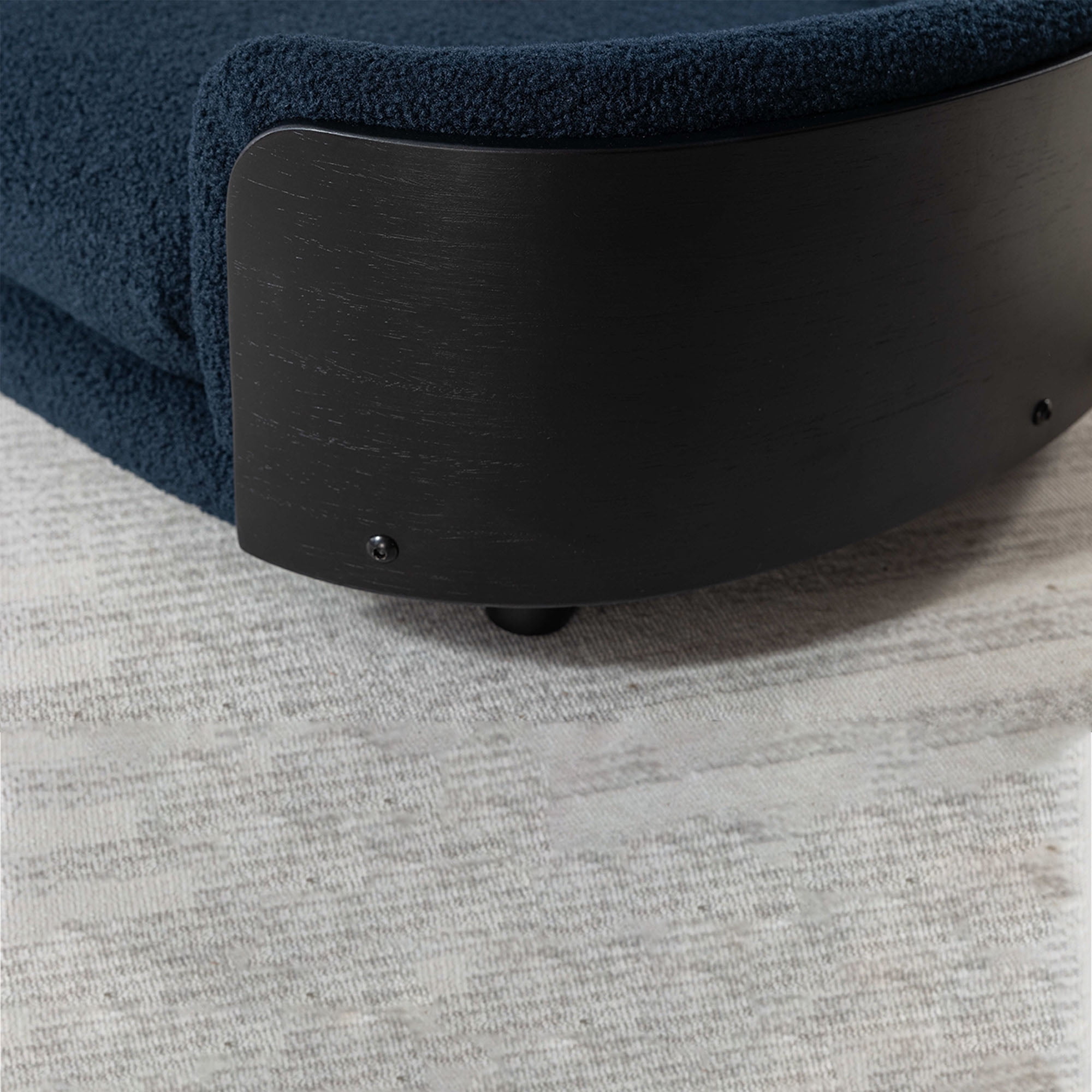 Pefilos 38" Elevated Pet Dog Bed with Solid Wood Legs and Black Bent Wood Back, Cashmere Cushion, Pet Sofa for Indoors Dogs, Dark Blue Pefilos 38" Elevated Pet Dog Bed with Solid Wood Legs and Black Bent Wood Back, Cashmere Cushion, Pet Sofa for Indoors Dogs, Dark Blue