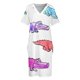 thumbnail image 3 of Vestido holgado con bolsillos de Gizzard Gators, falda de verano para mujer, vestidos de fiesta 2025, vestido para mujer, 3 of 6
