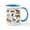 White/Blue Inside, variant on CafePress - Wildcats Of North America Mug - 11 oz Ceramic Mug - Novelty Coffee Tea Cup