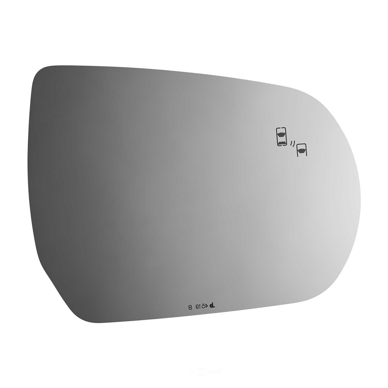 Burco Side View Mirror Replacement Glass - Clear Glass - 4519B