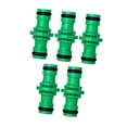 thumbnail image 4 of 5 piezas Conector de tubería de manguera de jardín con conector masculino de reparación rápida Conexión de agua Junta de agua para equipos de riego de Verde, 4 of 8