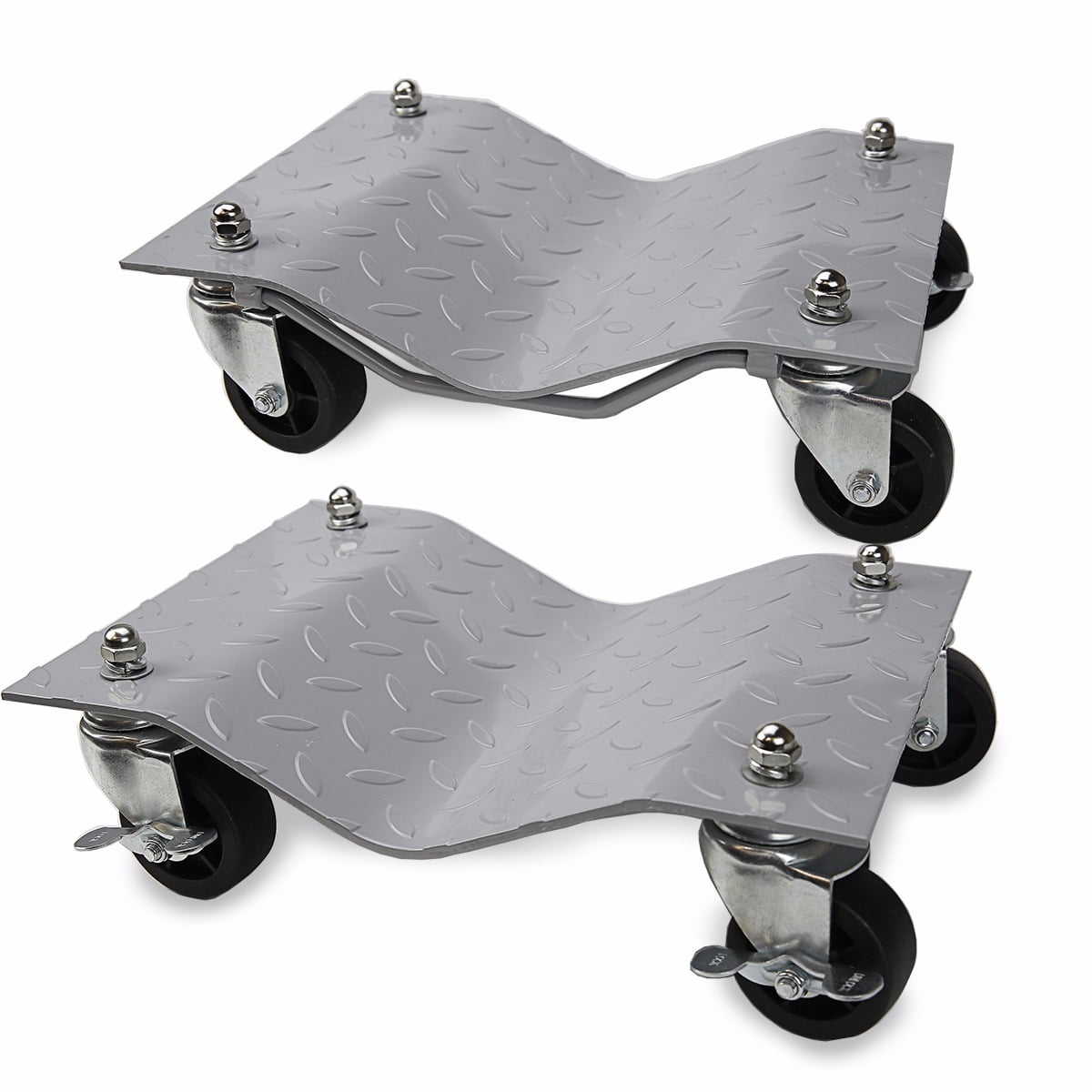 XtremepowerUS 2PC 1500LB Per Dolly Tire Wheel Dollies Dolly Heavy Duty