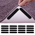 thumbnail image 1 of Longjian 16x Reusable Rug Grippers Move Rugs With Ease Black Anti-slip Floor Rug Grippers, 1 of 6