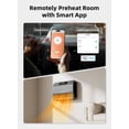 thumbnail image 3 of Calefactor de pared Brightown 1500W inteligente con control remoto y Alexa, gris, 3 of 7