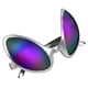 thumbnail image 2 of Gafas divertidas GalaxColorful 2 Pzas Marco Gris Polarizado Tornasol Ovalado Protección UV. Hot Shot MXRFU-002, 2 of 2