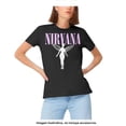 thumbnail image 4 of Playera Nirvana Para Mujer, Manga Corta Negro Talla M, 4 of 4