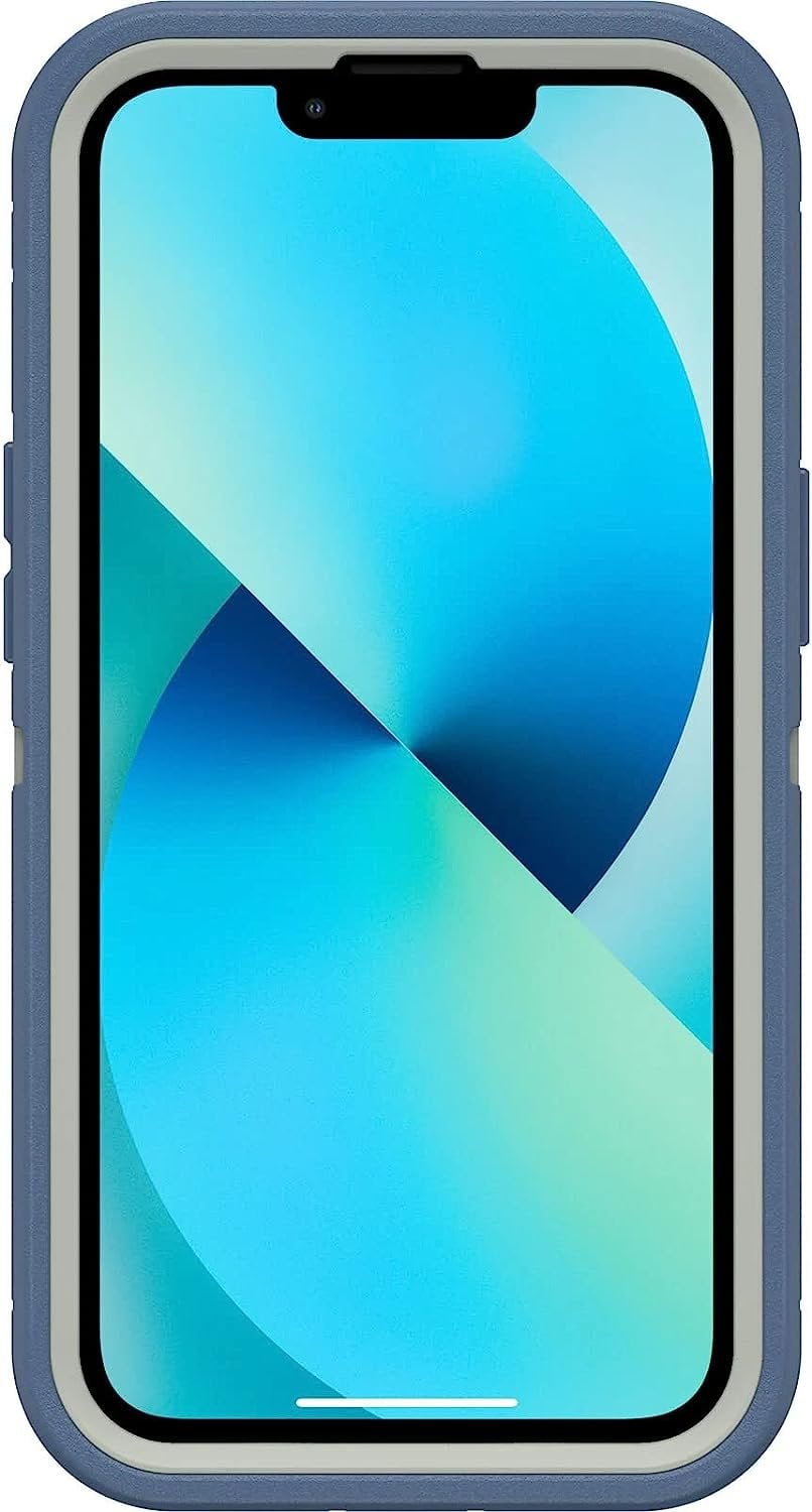 OtterBox Defender Series Screenless Edition Case for iPhone 13 Only - Holster Clip Included - Microbial Defense Protection - Non-Retail Packaging - Fort Blue