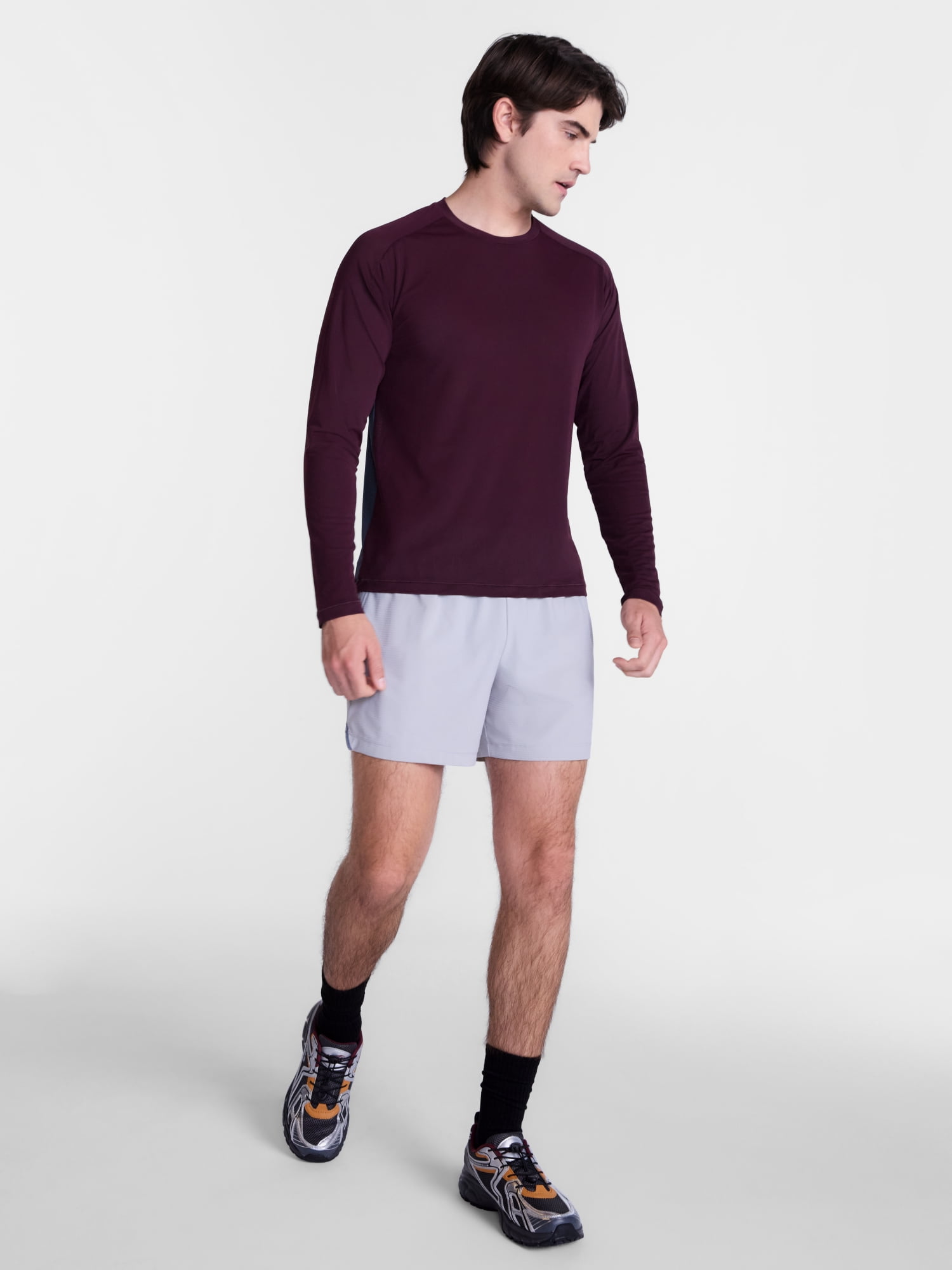 Avia Men's and Big Men's Performance Textured Shorts, 5'' Inseam, Sizes XS-5XB
