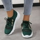 thumbnail image 2 of 2022 nuevos zapatos vulcanizados de verano para mujer, zapatos de moda con cordones para mujer, zapatillas planas, zapatos para caminar de malla hueca, comodidad diaria 37 Gao Jinjia LED, 2 of 2