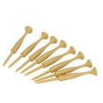 thumbnail image 1 of Ball Tee, 8 Pcs Lightweight Baseball Bat Shape Wood Color Ball Tee Set  for Course, 1 of 7
