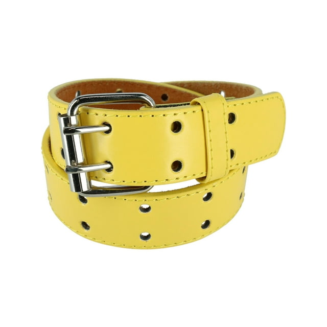 CTM® Ceinture de Jean en Cuir pour Enfants à Deux Trous