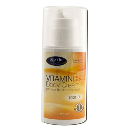 Life-Flo - Supplements, Vitamin D3 1000 IU Cream 4 (Best Vitamin D3 1000 Iu)