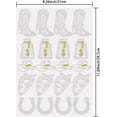 thumbnail image 2 of 20pcs Cowboy Elements Iron on Rhinestones Transfer Cowboy Boots Heat Transfer Stickers Cowboy Iron on Decals Rhinestone Patches for T-Shirt Clothing Tote Bag DIY Art Craft Gifts, 2 of 7