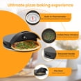 thumbnail image 3 of Dwellcozy Pizza Oven Outdoor Portable, 13 Inch Outdoor Pizza Oven Countertop, 3 of 7