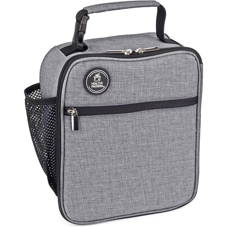 Lava Lunch 860006273354 Heather Grey Lunch Bag with Containers