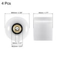 thumbnail image 2 of Uxcell 60mm with Bearings ABEC-11 Street Wheels for Skateboards Cruiser 80A, Golden White 4 Pack, 2 of 5