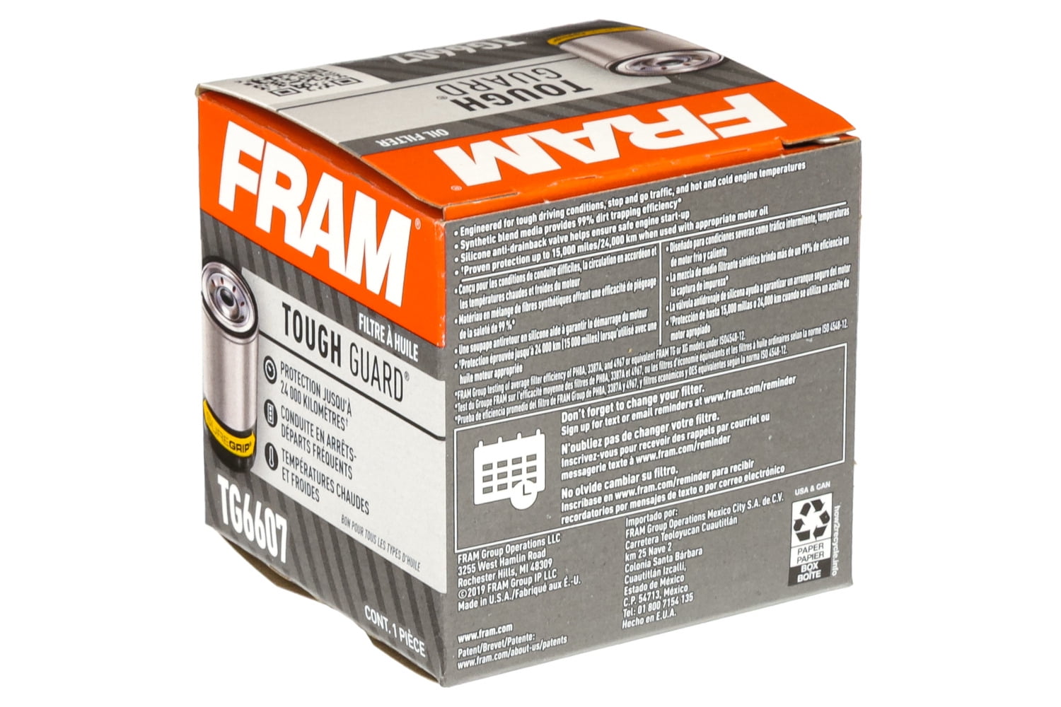 FRAM Tough Guard Oil Filter, TG6607 Fits select: 2006-2023 NISSAN